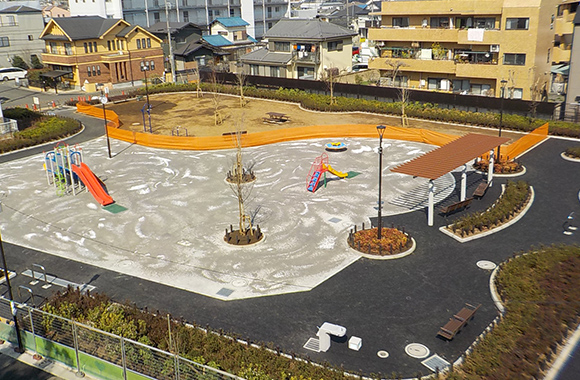 西部緑化事例 公園工事