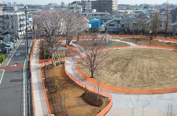 西部緑化事例 公園工事